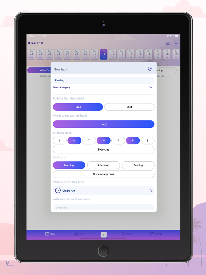 Motiva Habit Tracker