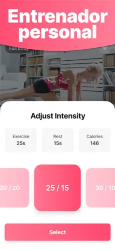 캡처 5 WeBurn: App fitness femenino iphone