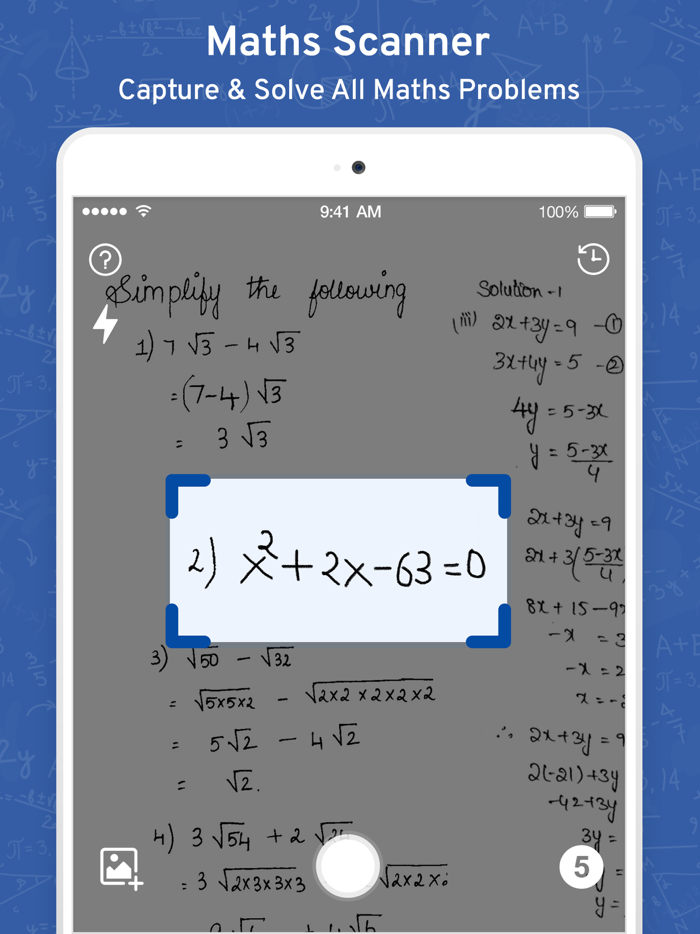 Math Scanner By Photo