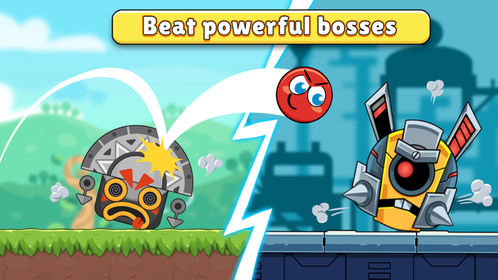 Red Bounce Ball Heroes