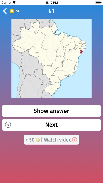 Brazil: States Map Quiz Game screenshot-4