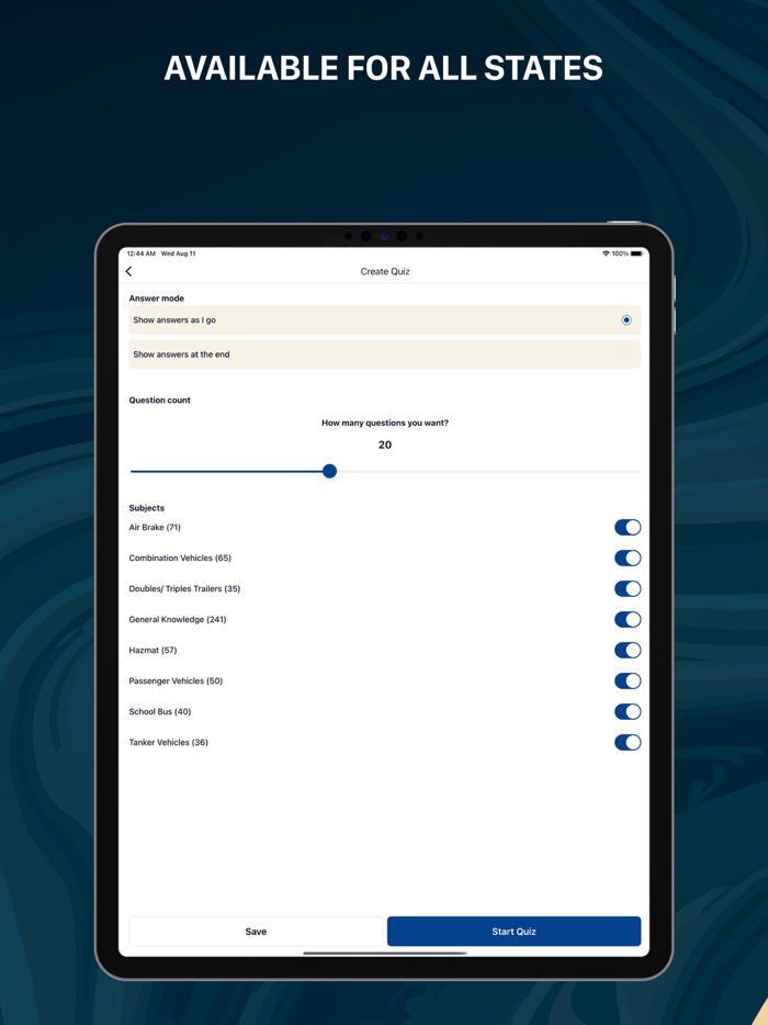 CDL Permit Test 2021