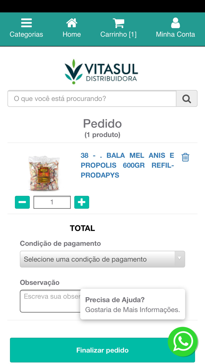 VITASUL DISTRIBUIDORA