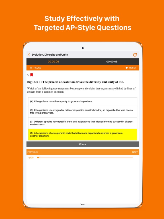 AP Biology Test Questions screenshot 4