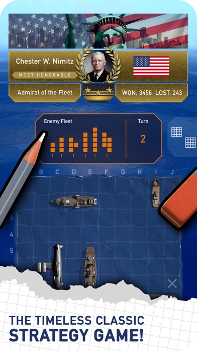 How to cancel & delete Fleet Battle: Sea Battle game from iphone & ipad 1