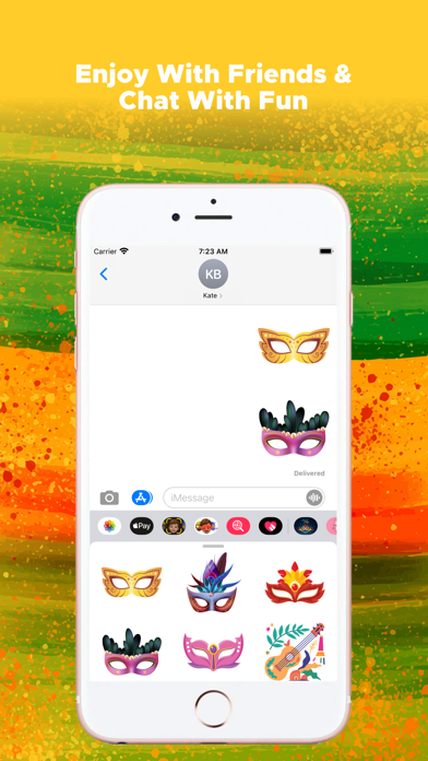 Carnival Party Emojis screenshot 3