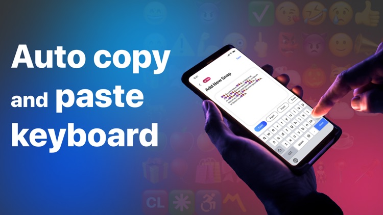 Auto Copy and Paste keyboard +