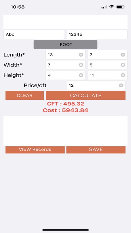 CFT Calculator - Cubic Foot