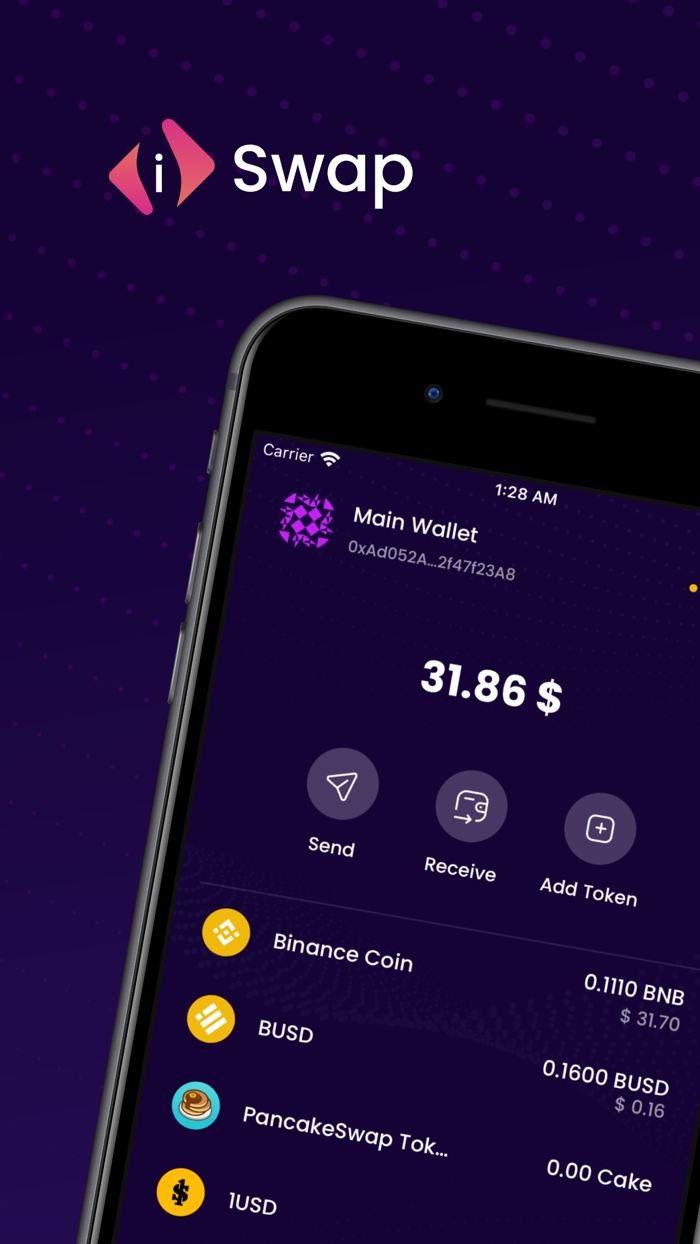 iSwap Crypto  DeFi Wallet