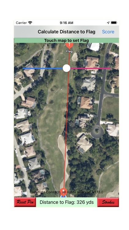 Golf Distance to Flag