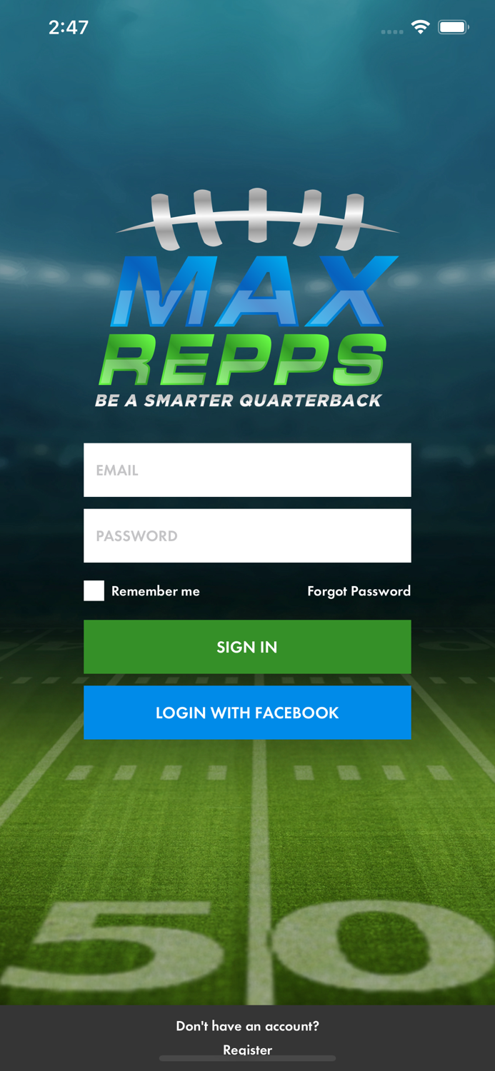 MaxRepps Quarterback Training