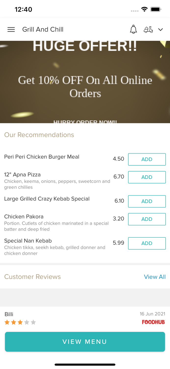 Grill and Chill Batley