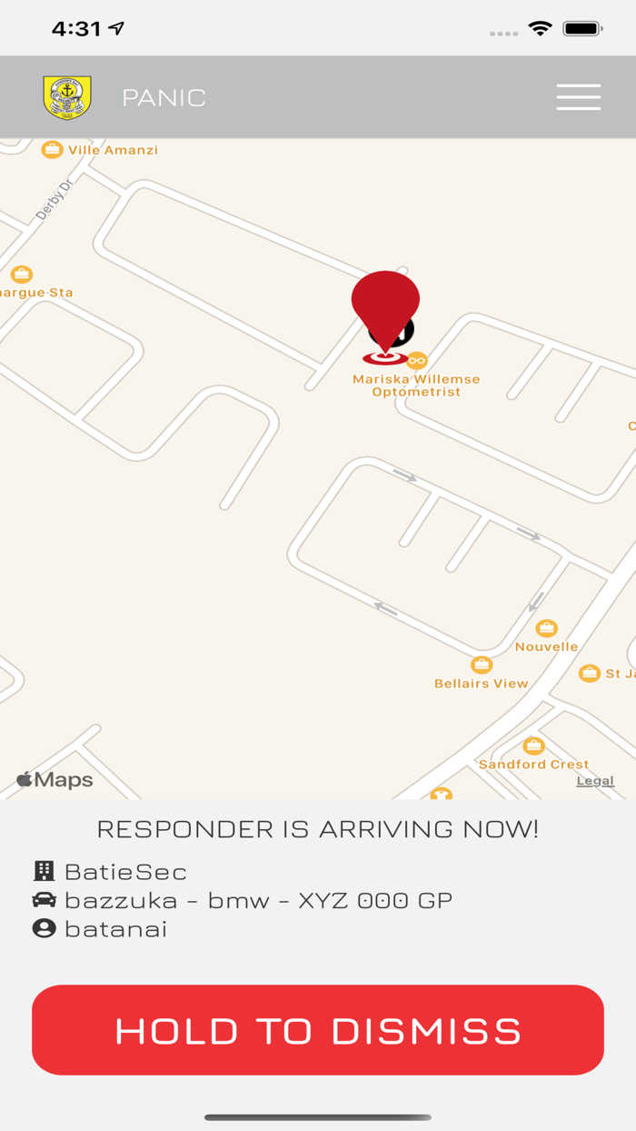 Gordons Bay Security Panic