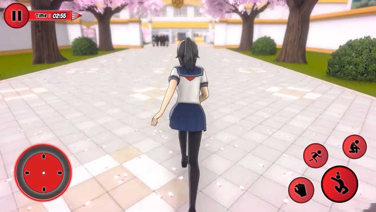 Anime Girl High School Game 3D screenshot-4