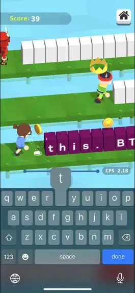 Game screenshot Type Runner apk