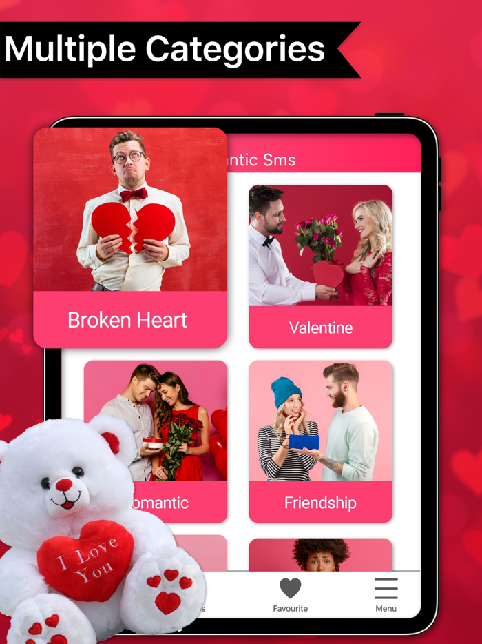 thông điệp lãng mạn, tình yêu