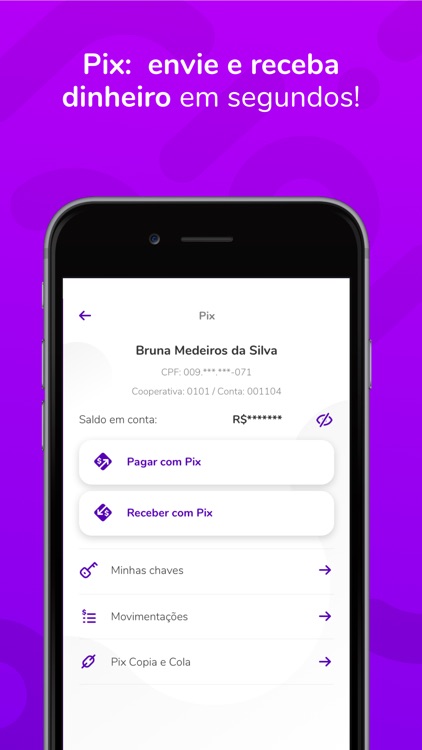 Woop Sicredi: pix, cartão screenshot-3