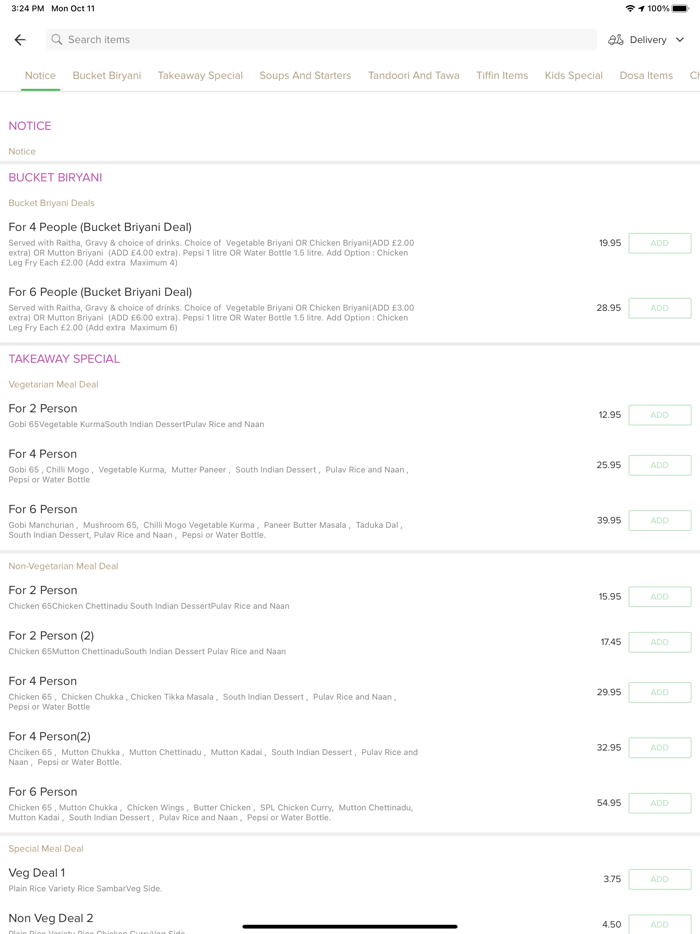 Chennai Dosa Birmingham.