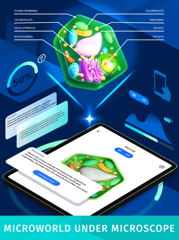 Bacteria AR Zoom Cell Anatomy
