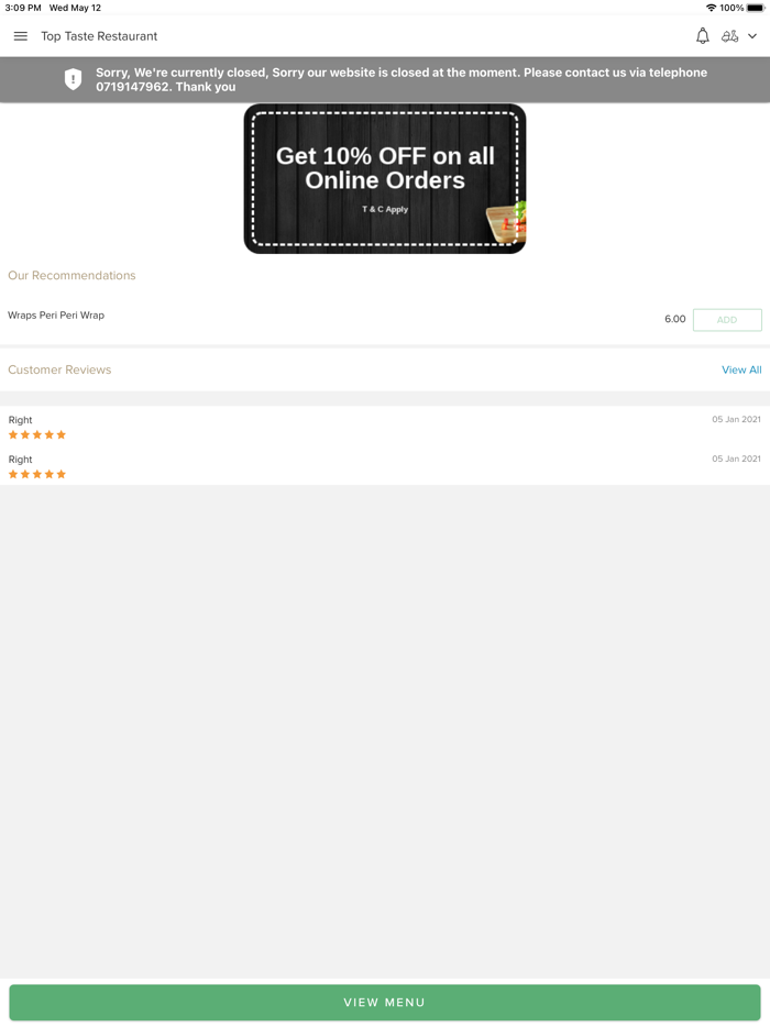 Top Taste Restaurant