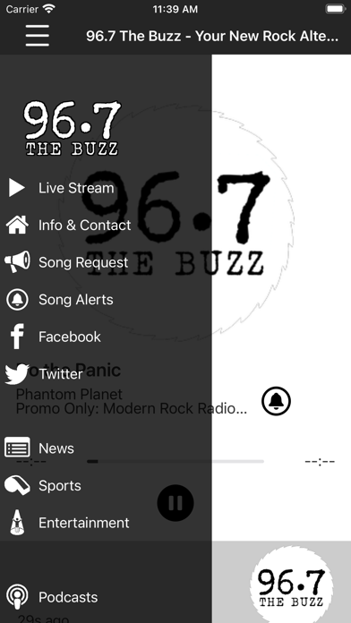 How to cancel & delete 96.7 The Buzz from iphone & ipad 2