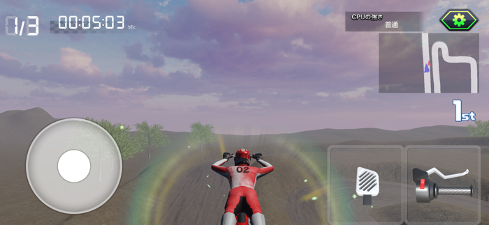 ゲームバラエティー オフロードバイクレース