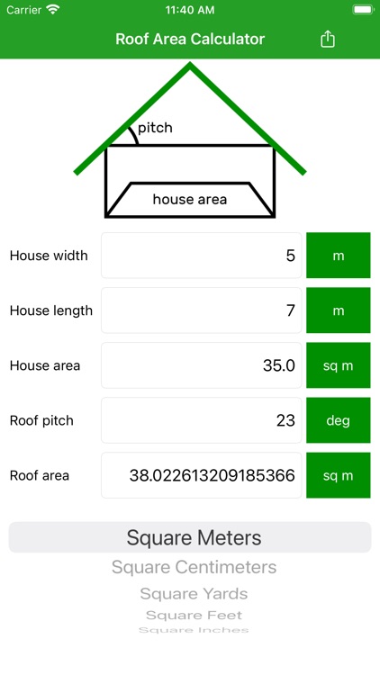 Roof Area Calculator screenshot-4