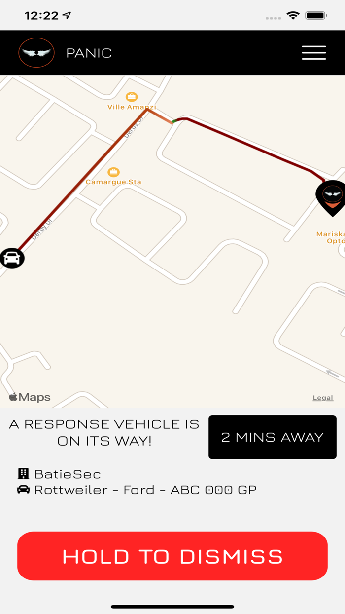 Citywide Security Panic App