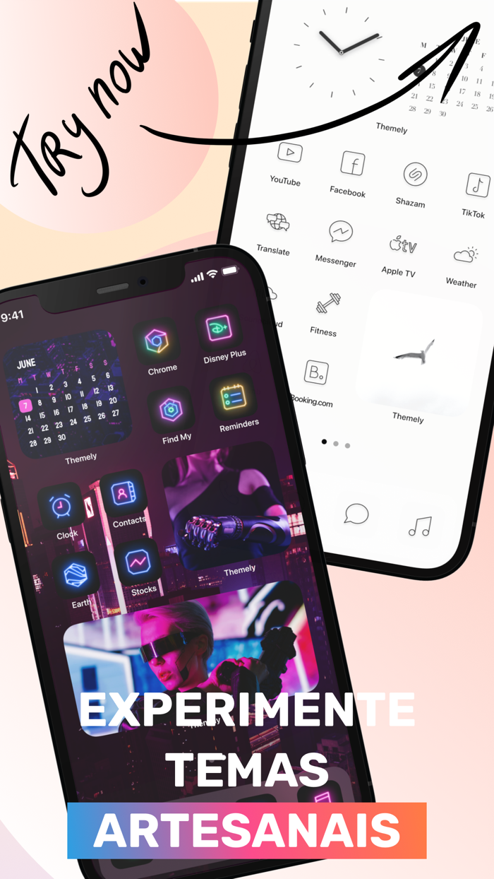 Themely Icones, Temas, Widget