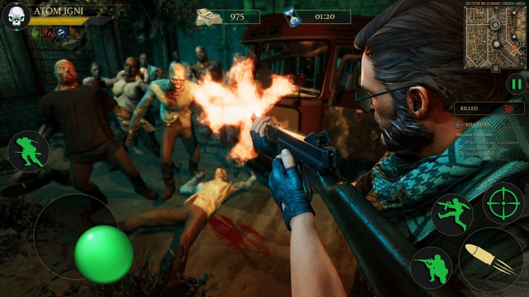 DEAD Zombie Shooting Game 3D screenshot-4