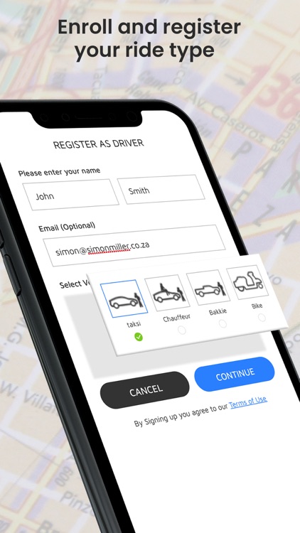 TAKSI - Driver app