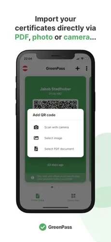 Imatge 5 GreenPass EU iphone