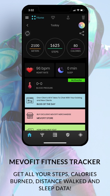 MevoFit Fitness Tracker App