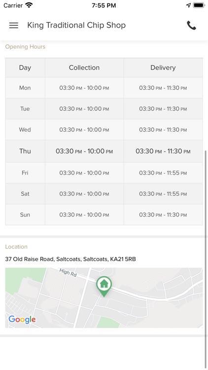 King Traditional Chip Shop screenshot-3