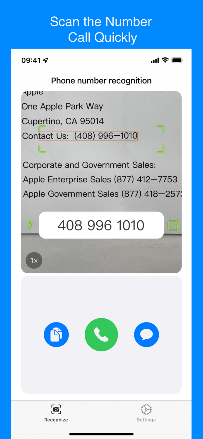 NumReaderCall - Phone Number