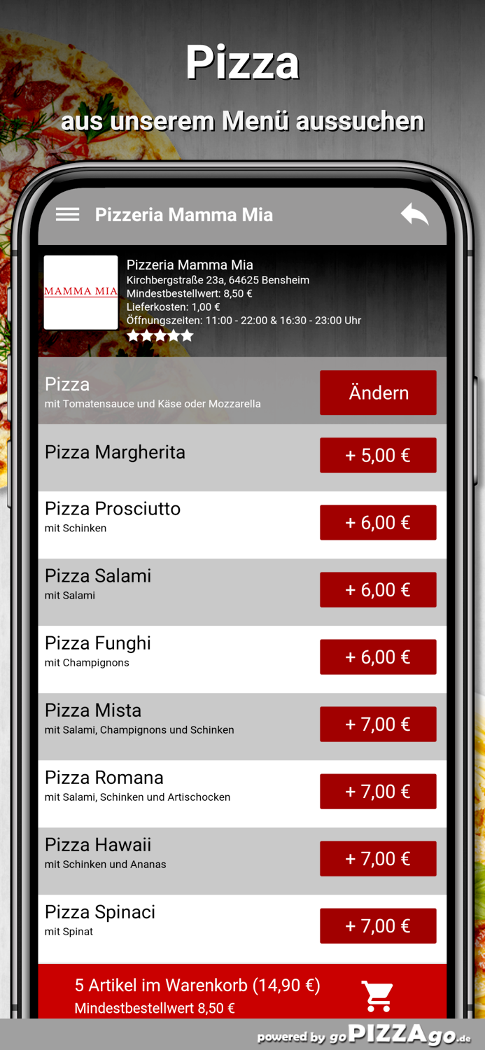 Pizzeria Mamma Mia Bensheim