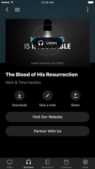 How to cancel & delete Mark Hankins Ministries from iphone & ipad 3