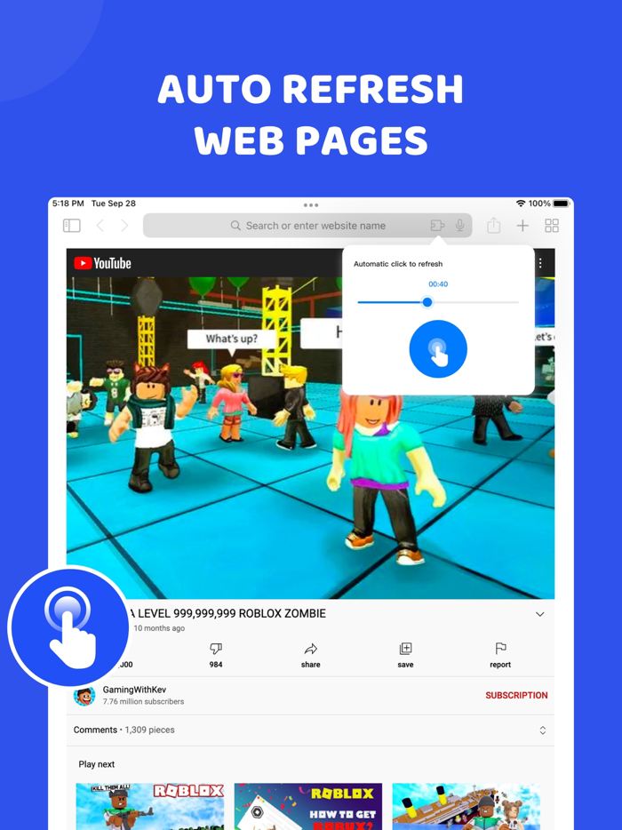 Auto Clicker - Auto Refresh