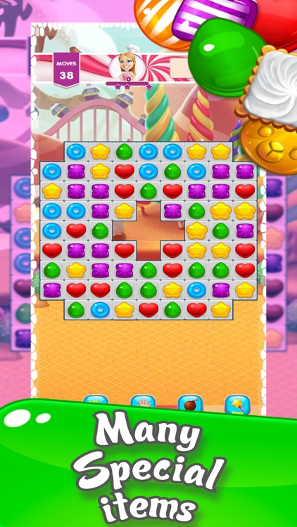 Sweeties 2 : Candy Match Game screenshot-3