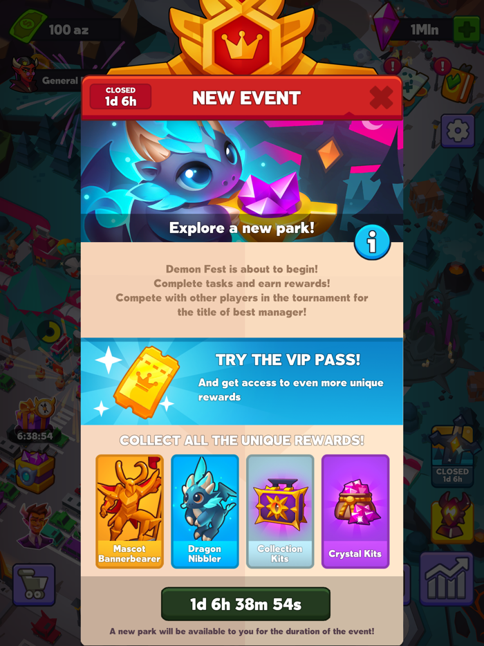 Hell Park - Tycoon Simulator