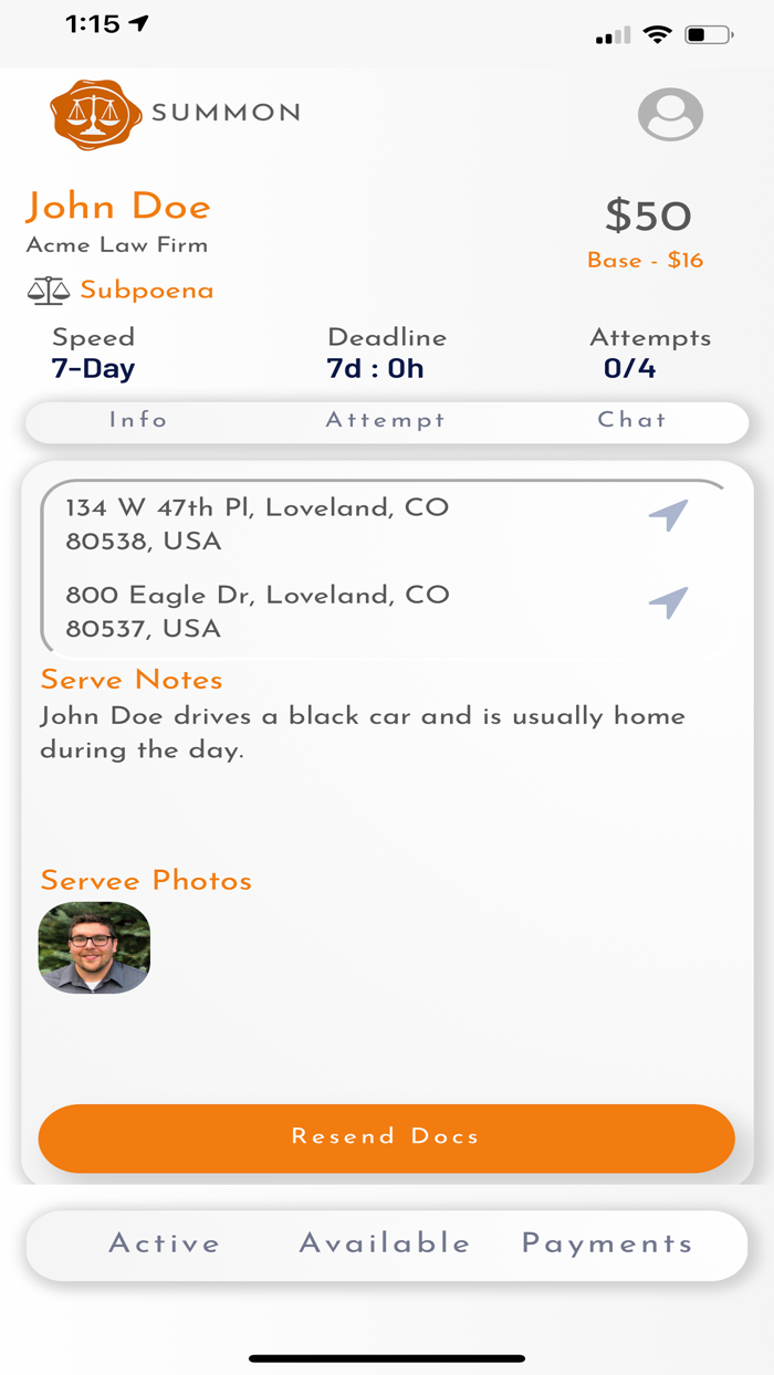 Summon - Process Servers