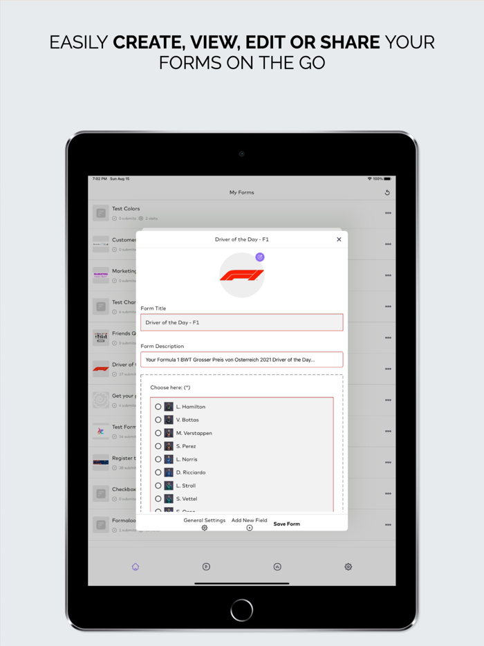 Formaloo Form Builder