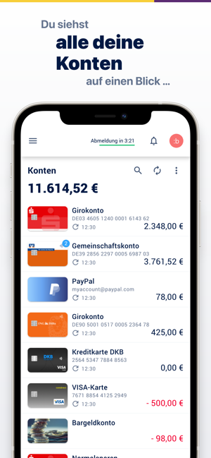 ?finanzblick Online-Banking Screenshot
