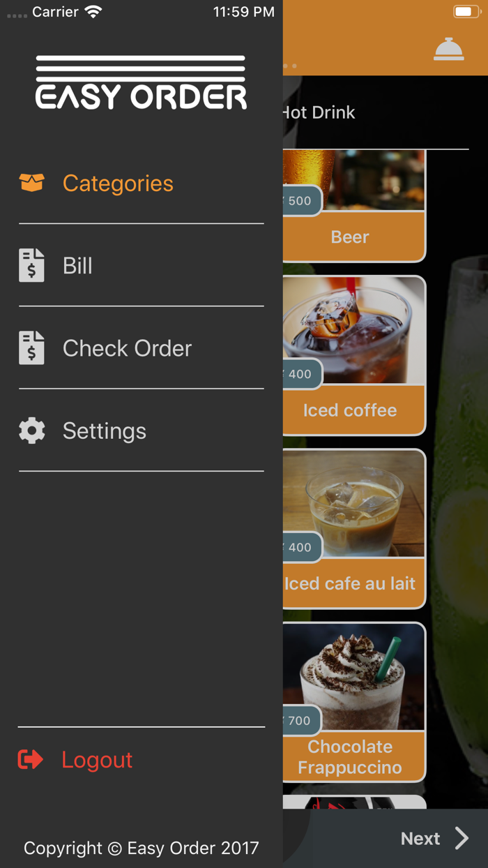 Easy Order for Device