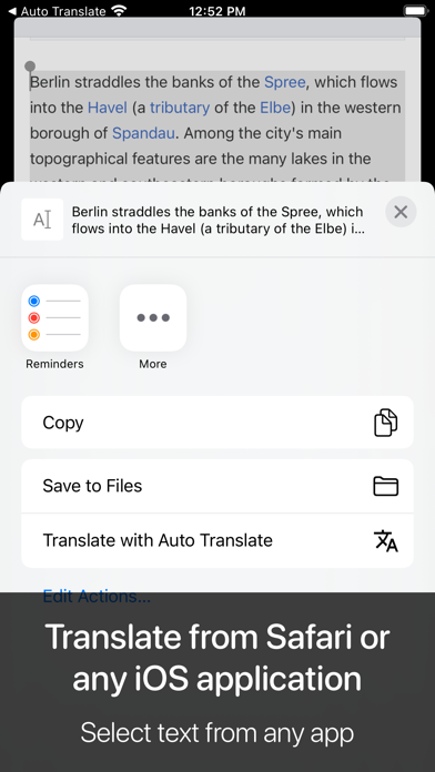 Auto Translate for Safari screenshot 3