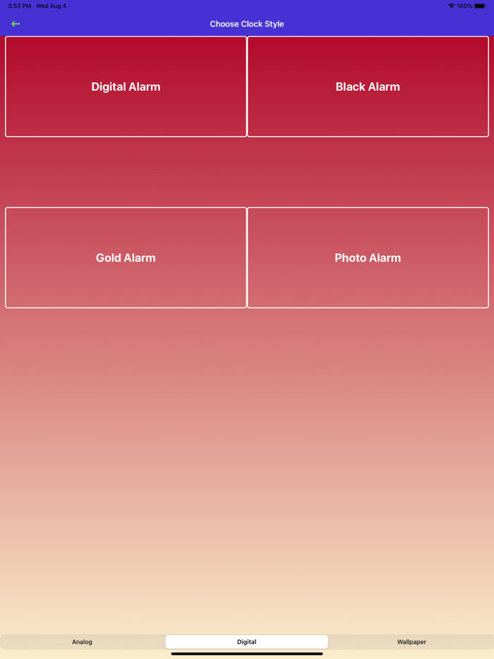 EZ Alarm Clock  Night Display