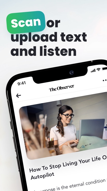 Peech: #1 Audio Text Reader screenshot-4