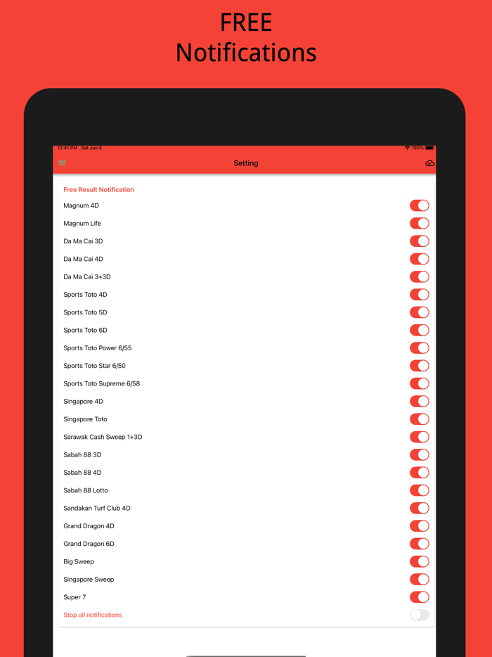 4D Result 万字开彩成绩