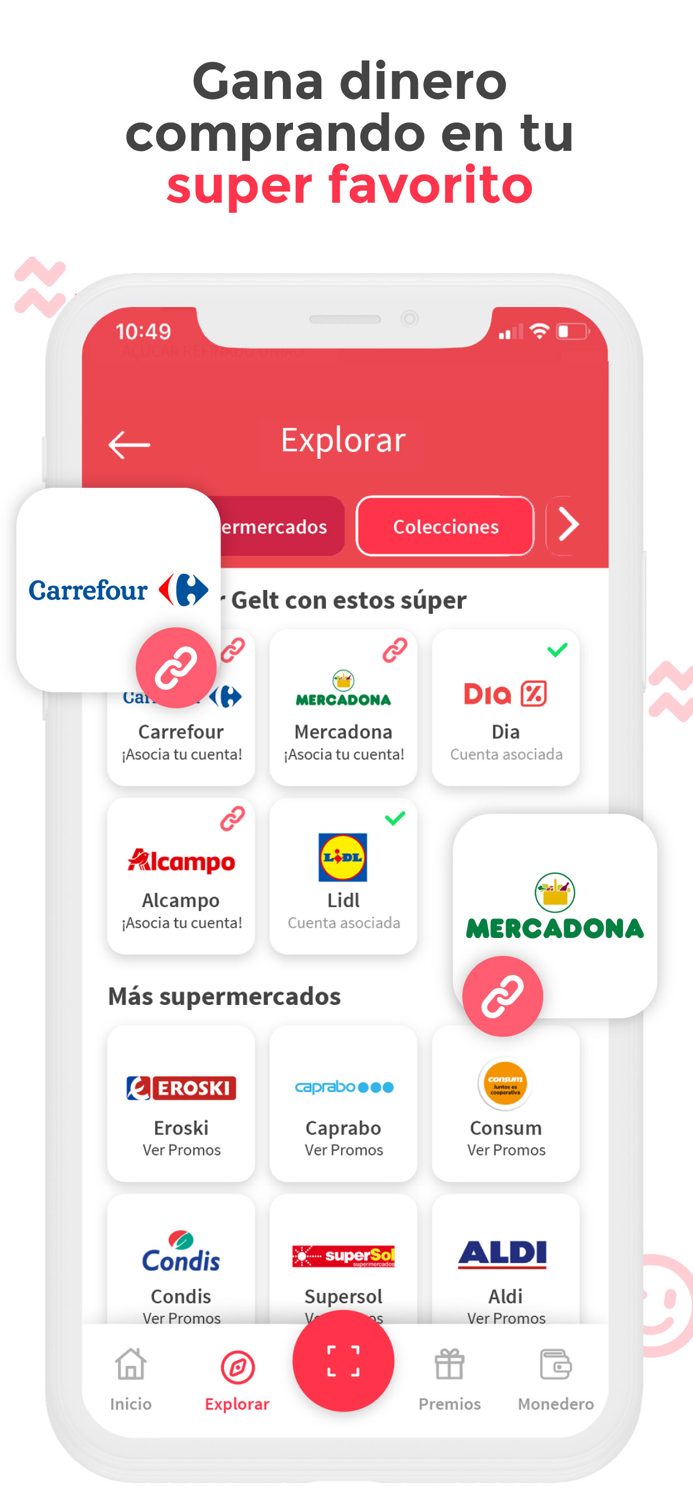 Gelt Gana dinero en tu compra