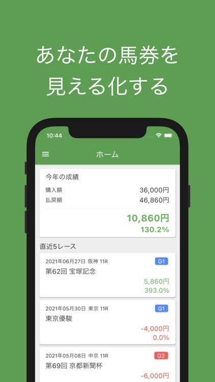HistBet - 競馬の収支管理